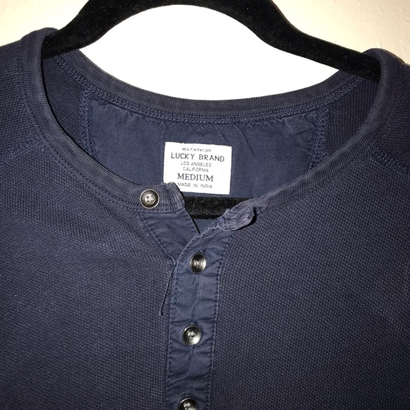 Lucky brand waffle long sleeve - Picture 2 of 3